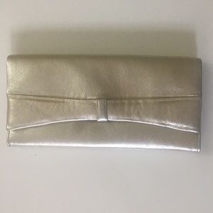 Club Monaco metallic clutch
